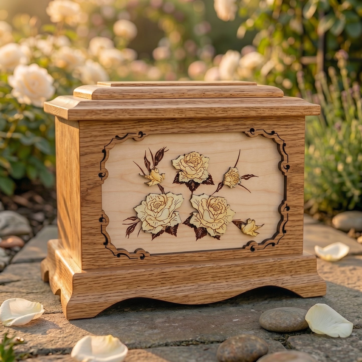 Ambassador White Roses Wood Memorial