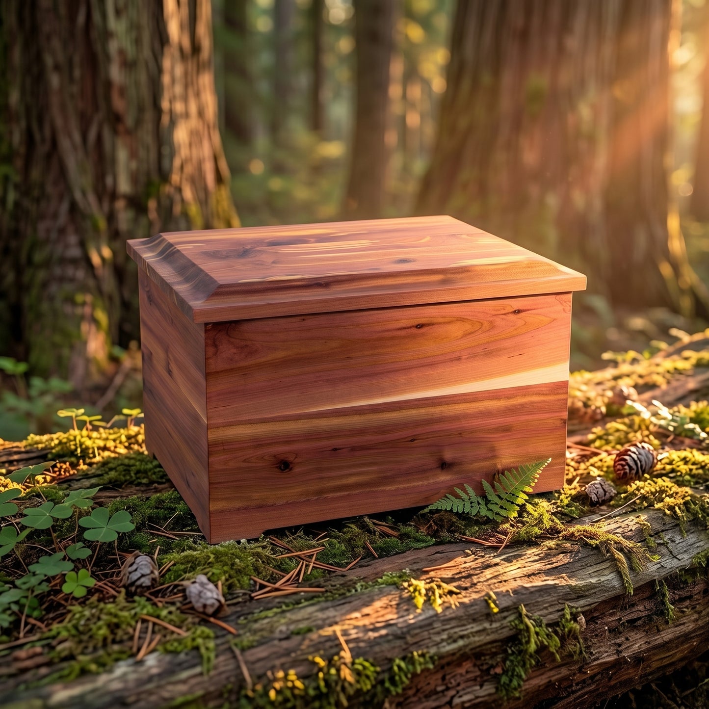 Memory Chest Companion Wood Urn