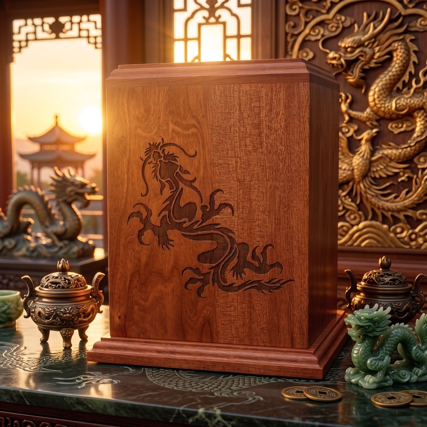 Corinthian Dragon Wood Memorial