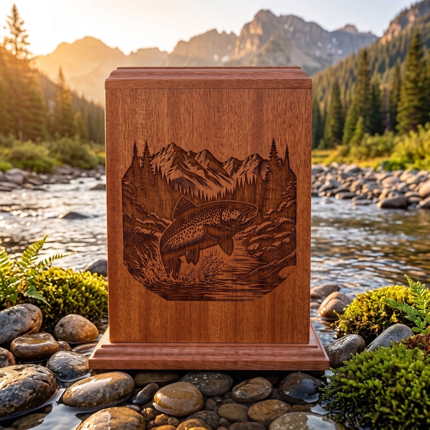 Corinthian Salmon Mountains Wood Memorial
