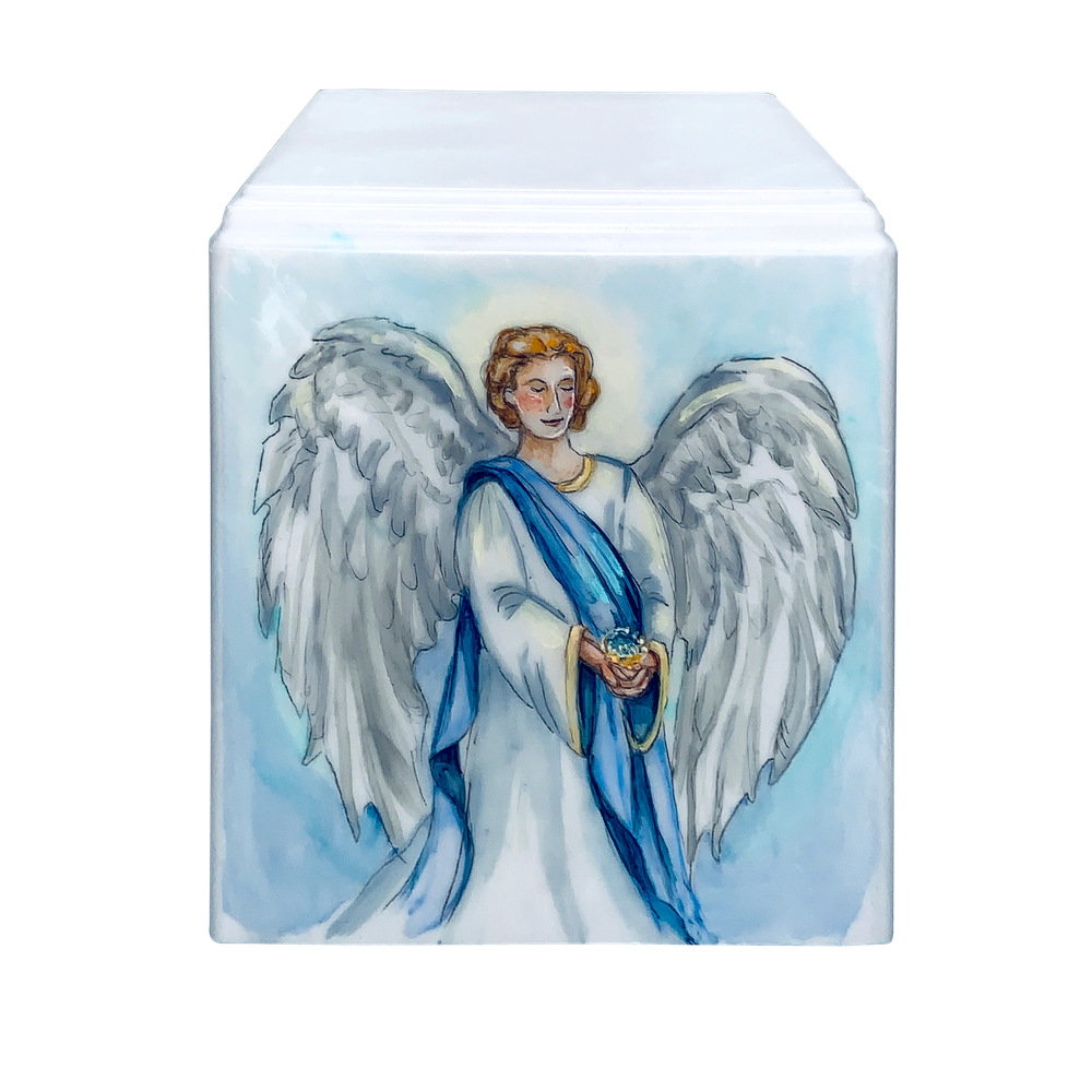 Guardian Angel Hand Painted Memorial