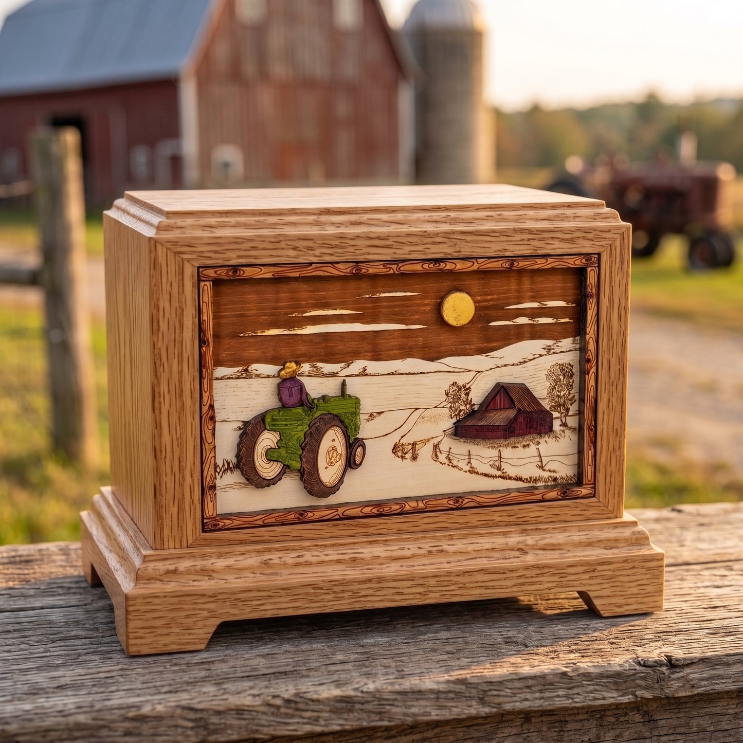 Hampton Farm & Tractor Wood Memorial