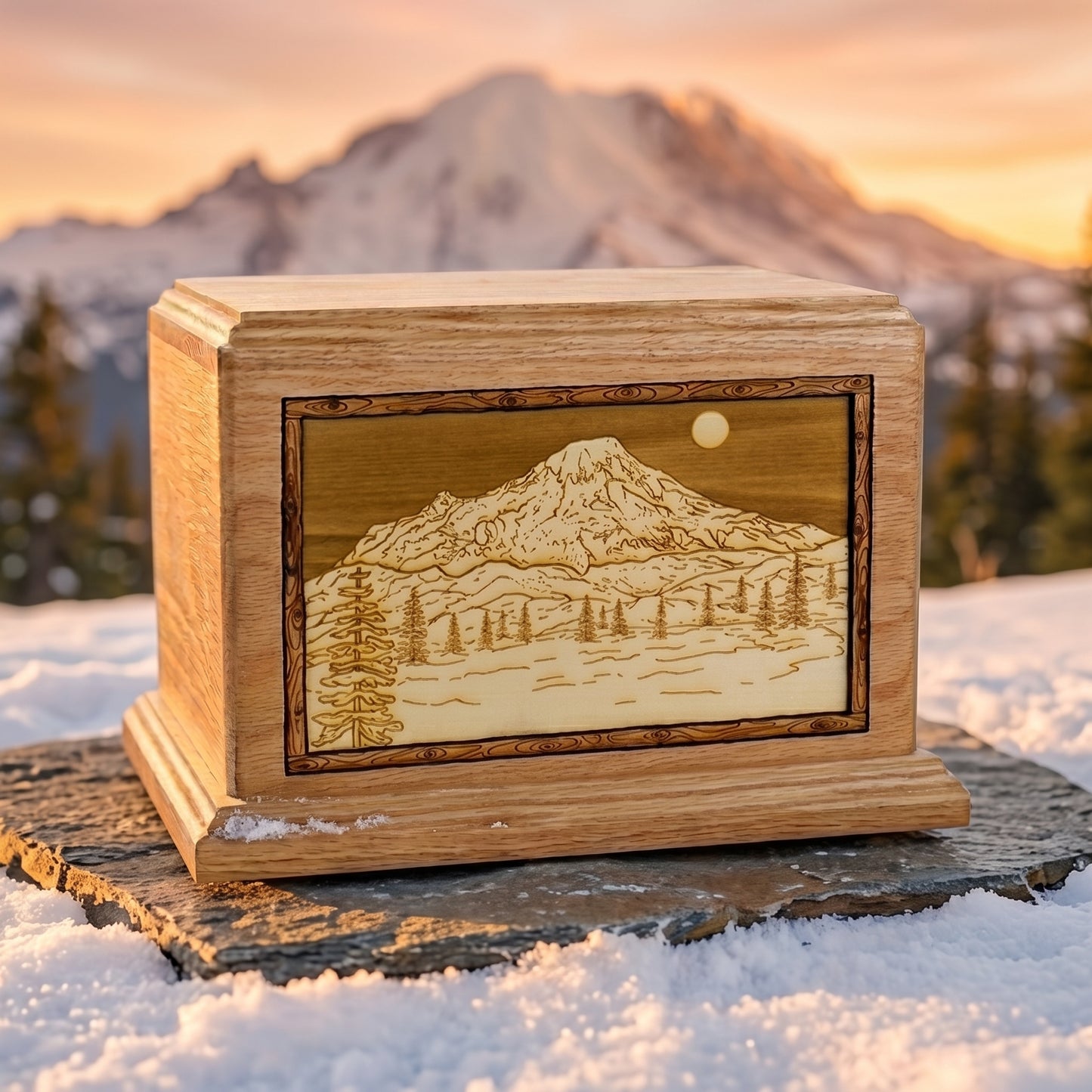 Hampton Mt Rainier Wood Memorial