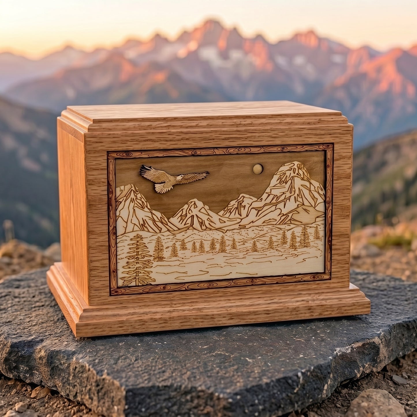 Hampton Mountain Splendor Wood Memorial