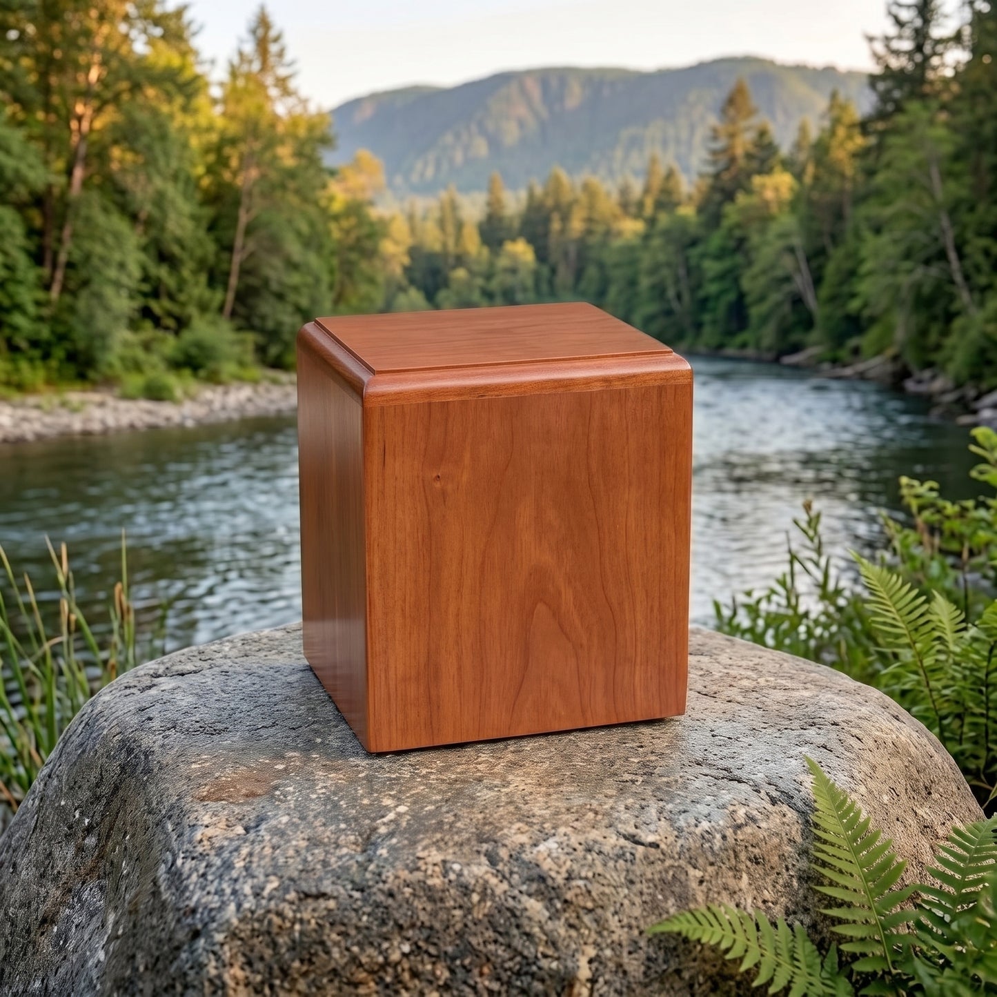 Madison Wood Urn