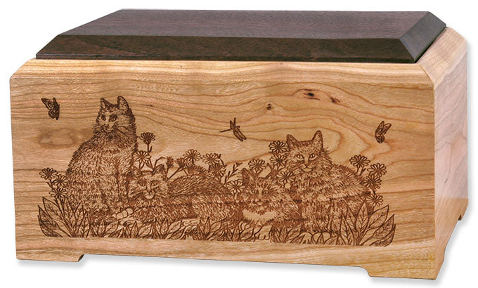 Cat Lovers Wood Memorial