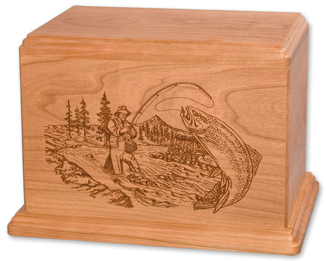 Hampton Trout Stream Fishing Wood Memorial