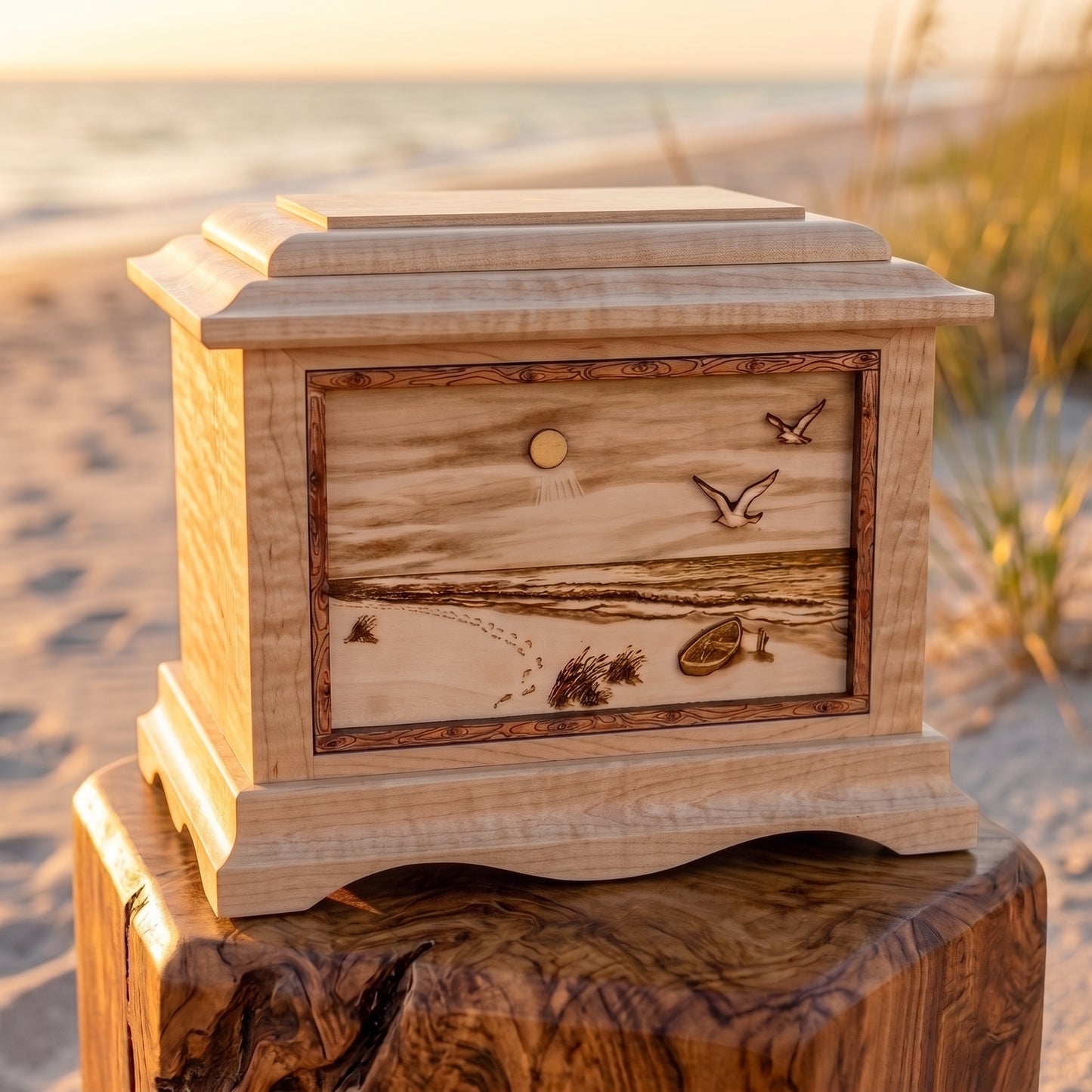 Ambassador A Walk On The Beach Wood Memorial