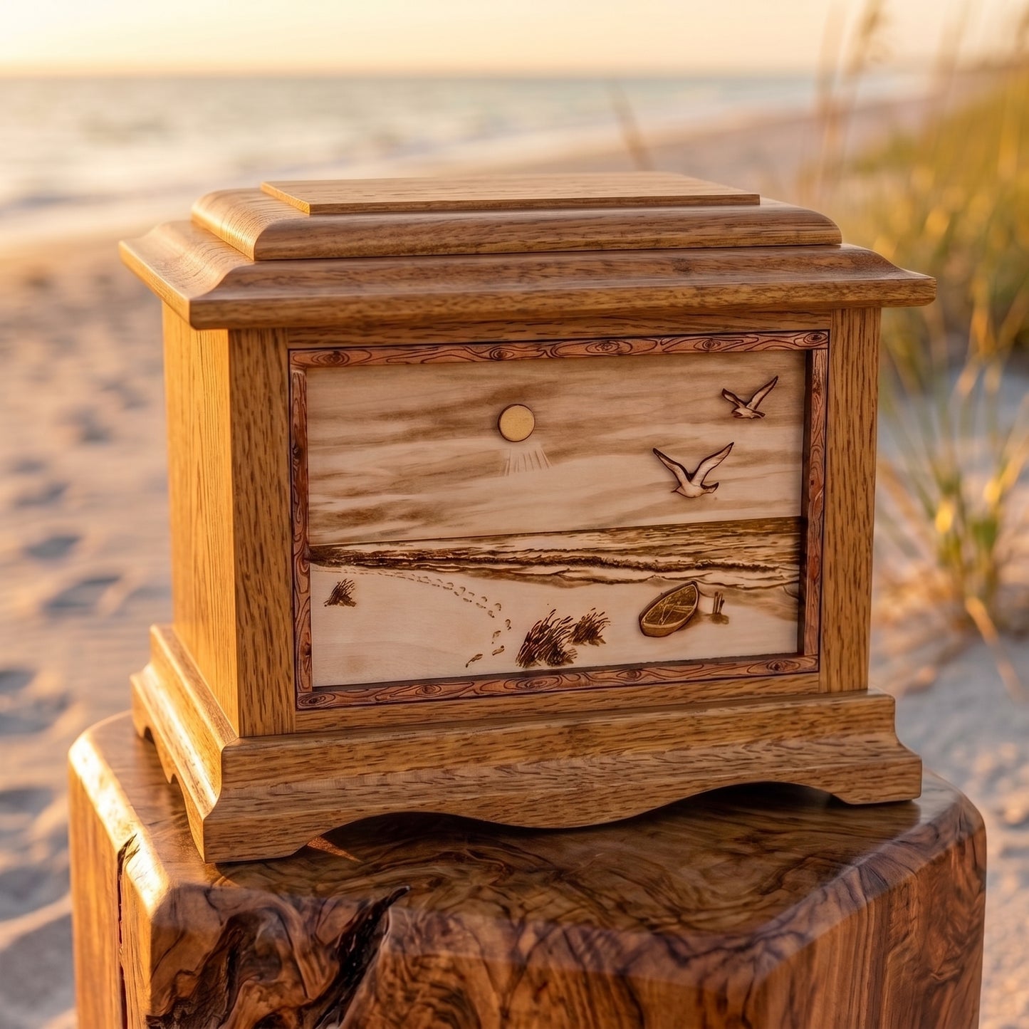 Ambassador A Walk On The Beach Wood Memorial