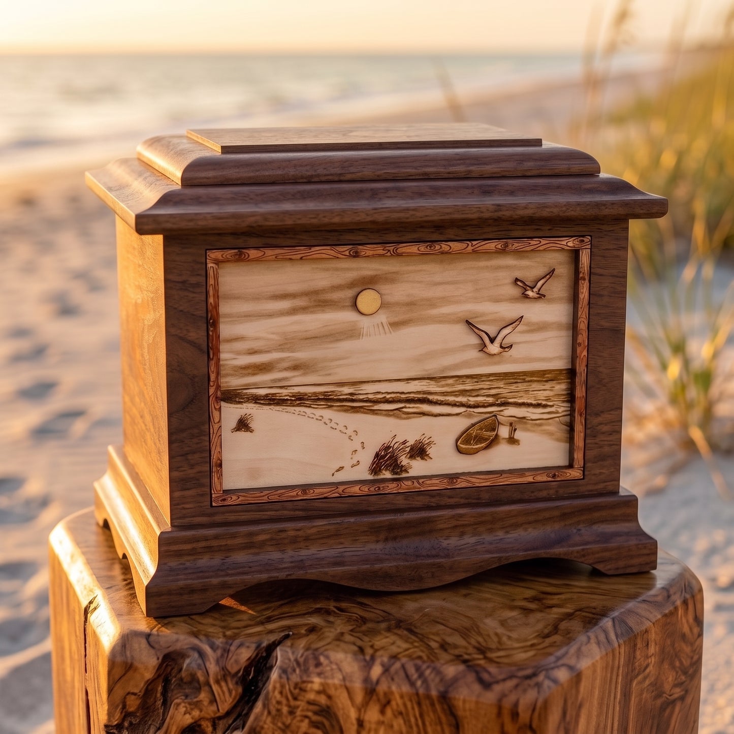 Ambassador A Walk On The Beach Wood Memorial