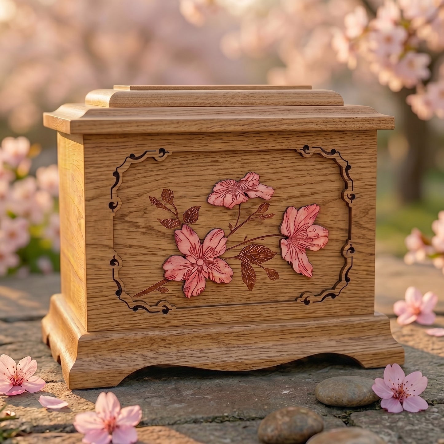 Ambassador Cherry Blossoms Wood Memorial