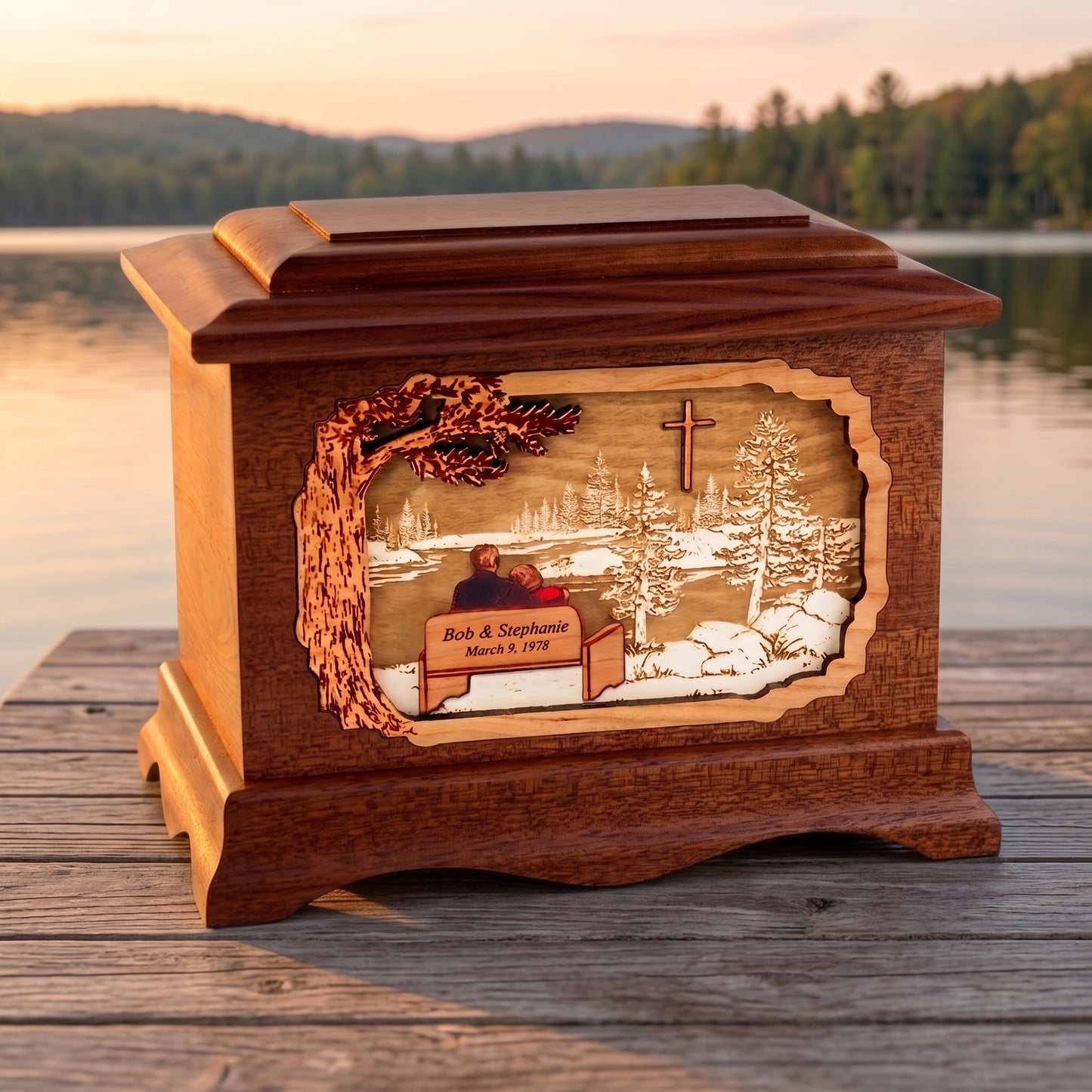 Ambassador My Soul Mate New Lakes w/Cross Wood Memorial