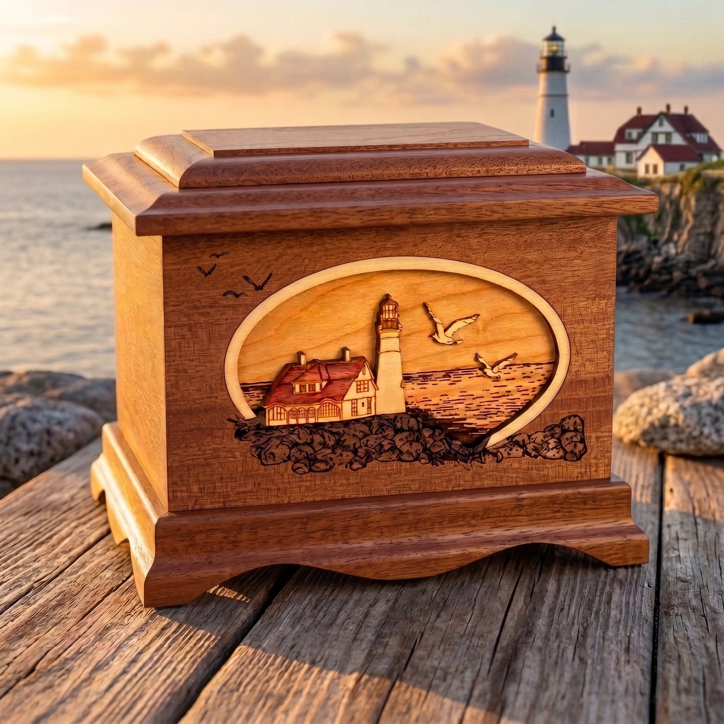 Ambassador Portland Head Lighthouse Wood Memorial