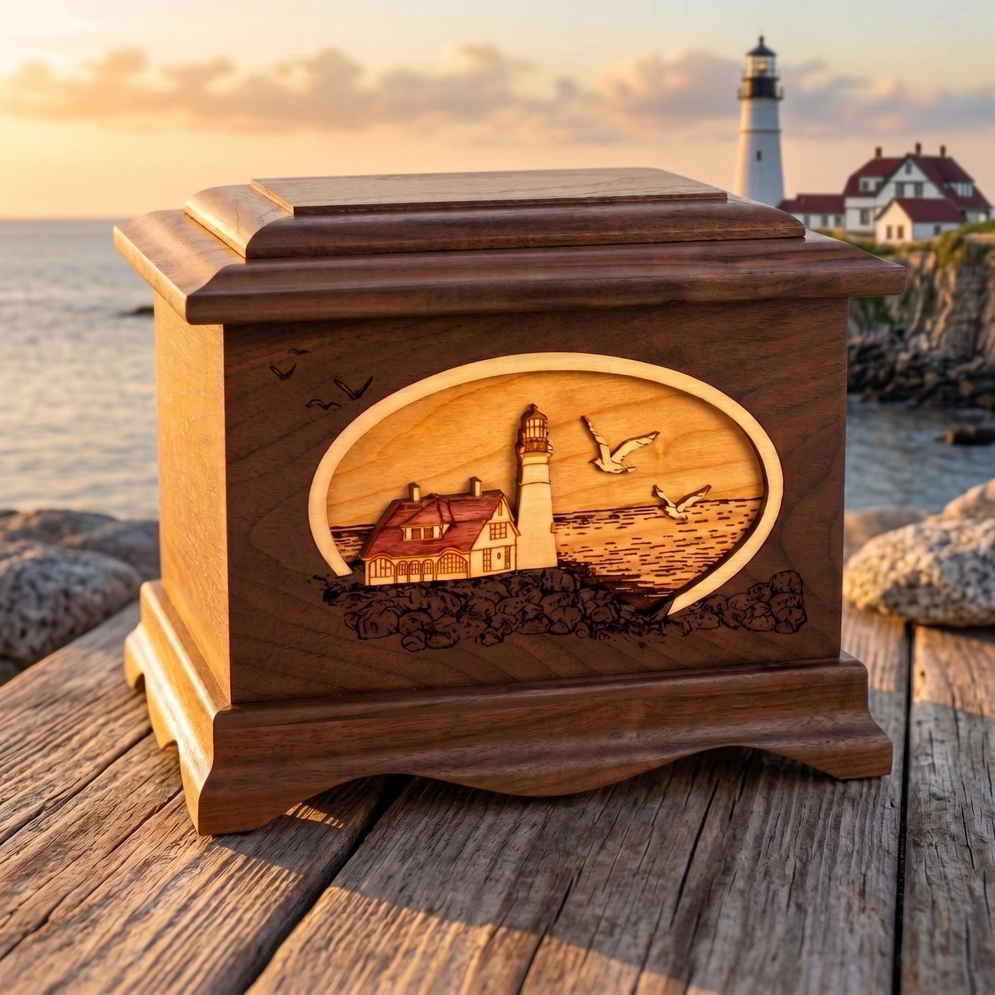 Ambassador Portland Head Lighthouse Wood Memorial