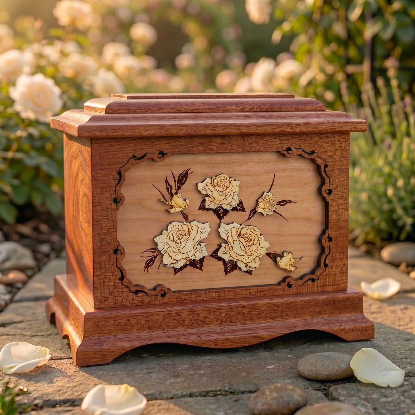 Ambassador White Roses Wood Memorial