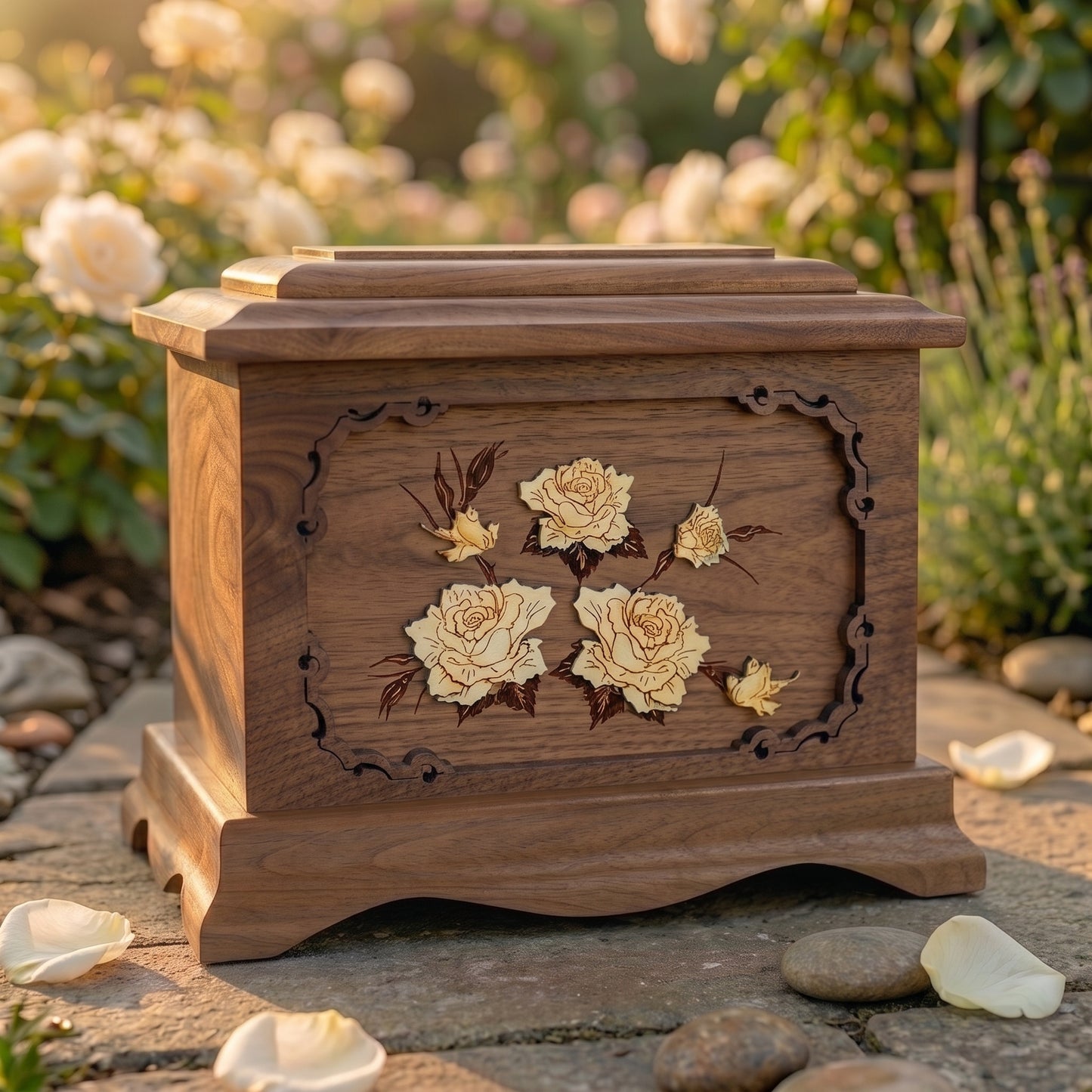 Ambassador White Roses Wood Memorial