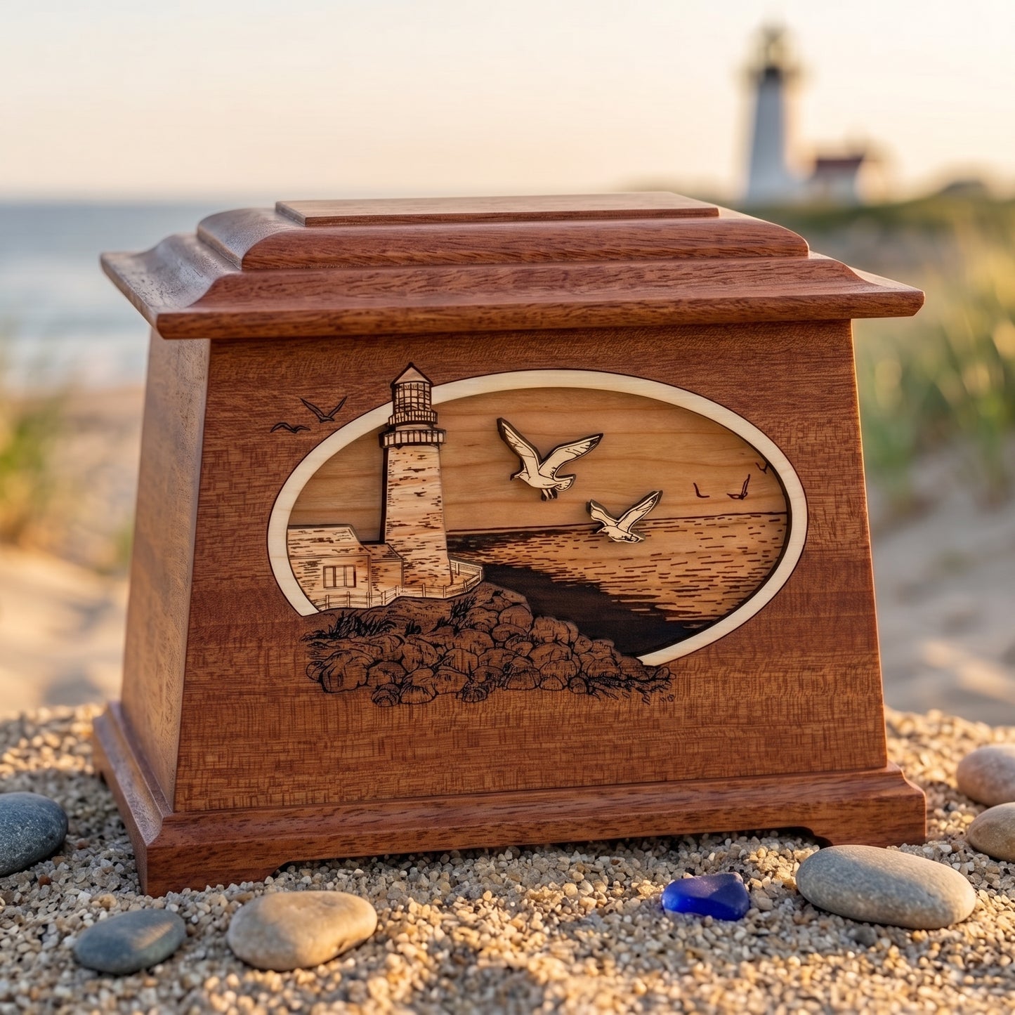 Astoria Lighthouse Wood Memorial