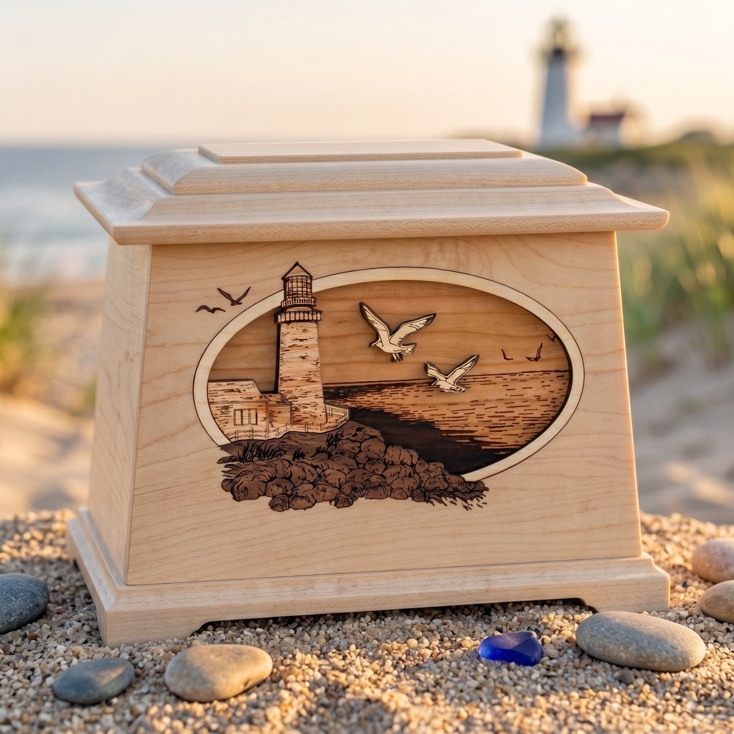 Astoria Lighthouse Wood Memorial