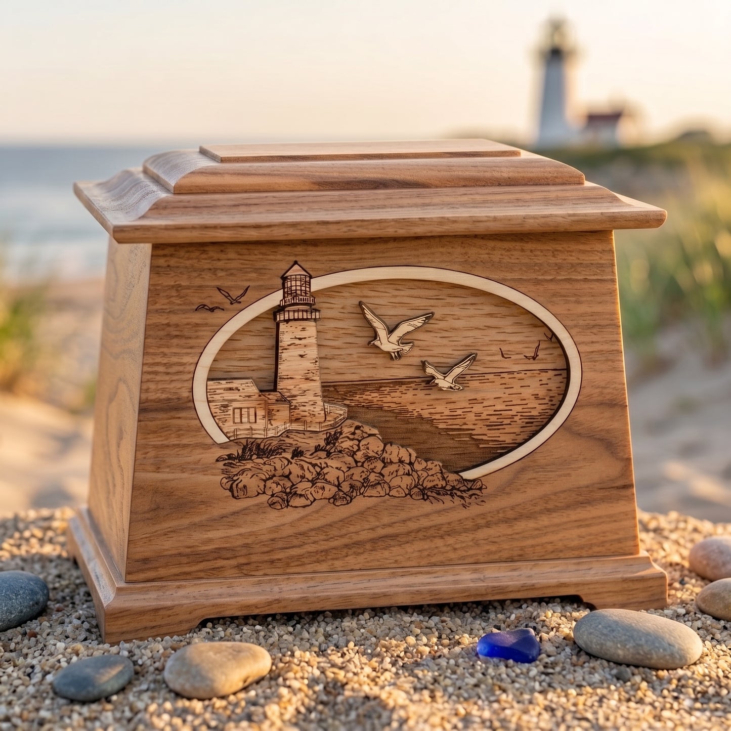 Astoria Lighthouse Wood Memorial