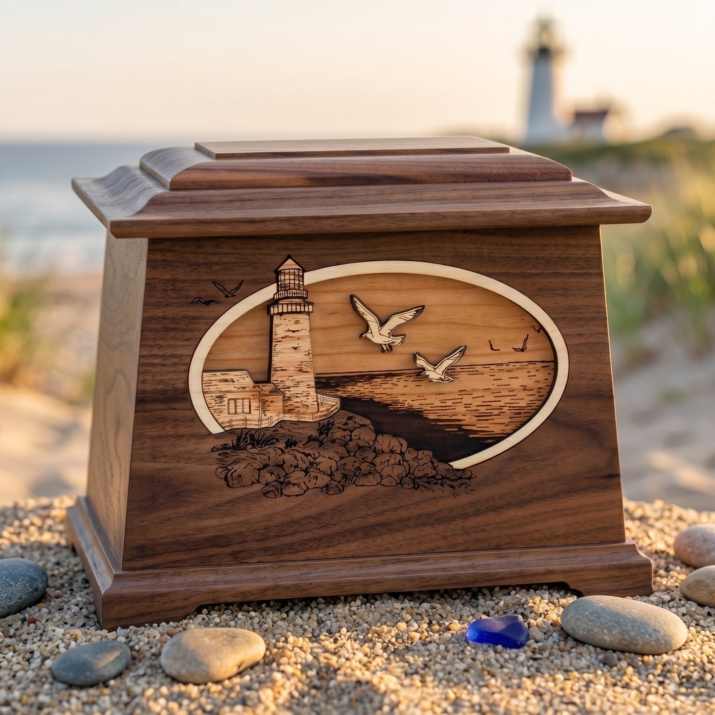 Astoria Lighthouse Wood Memorial