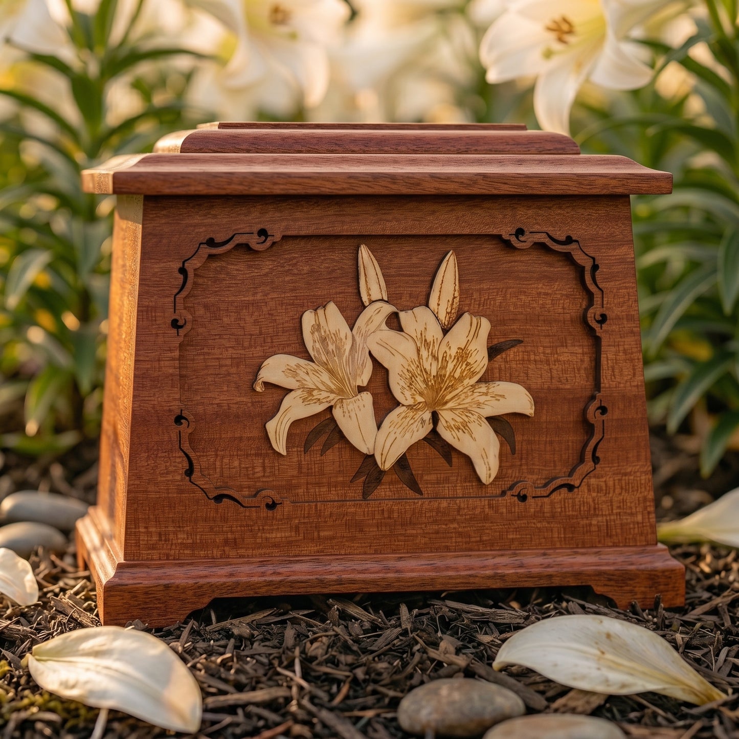 Astoria Lilies Wood Memorial