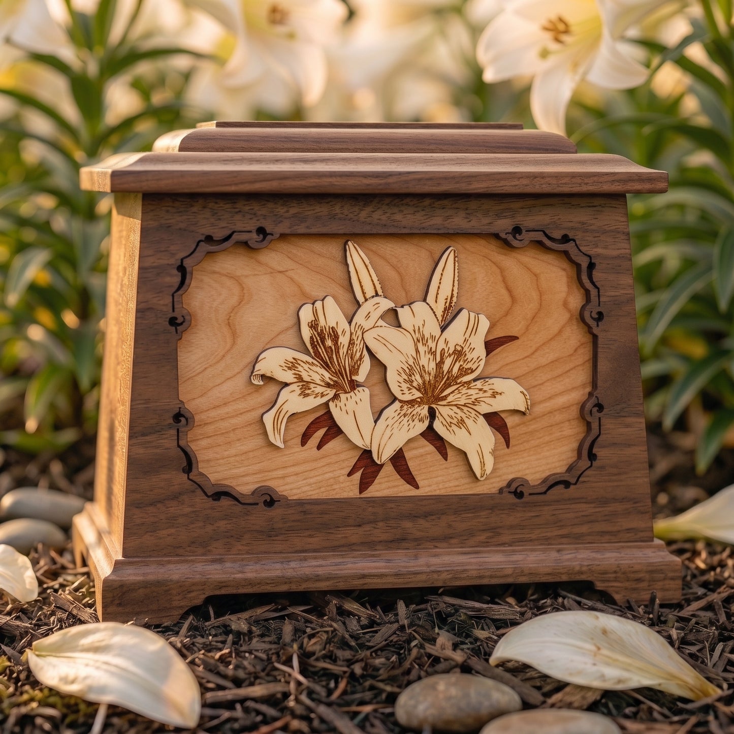 Astoria Lilies Wood Memorial