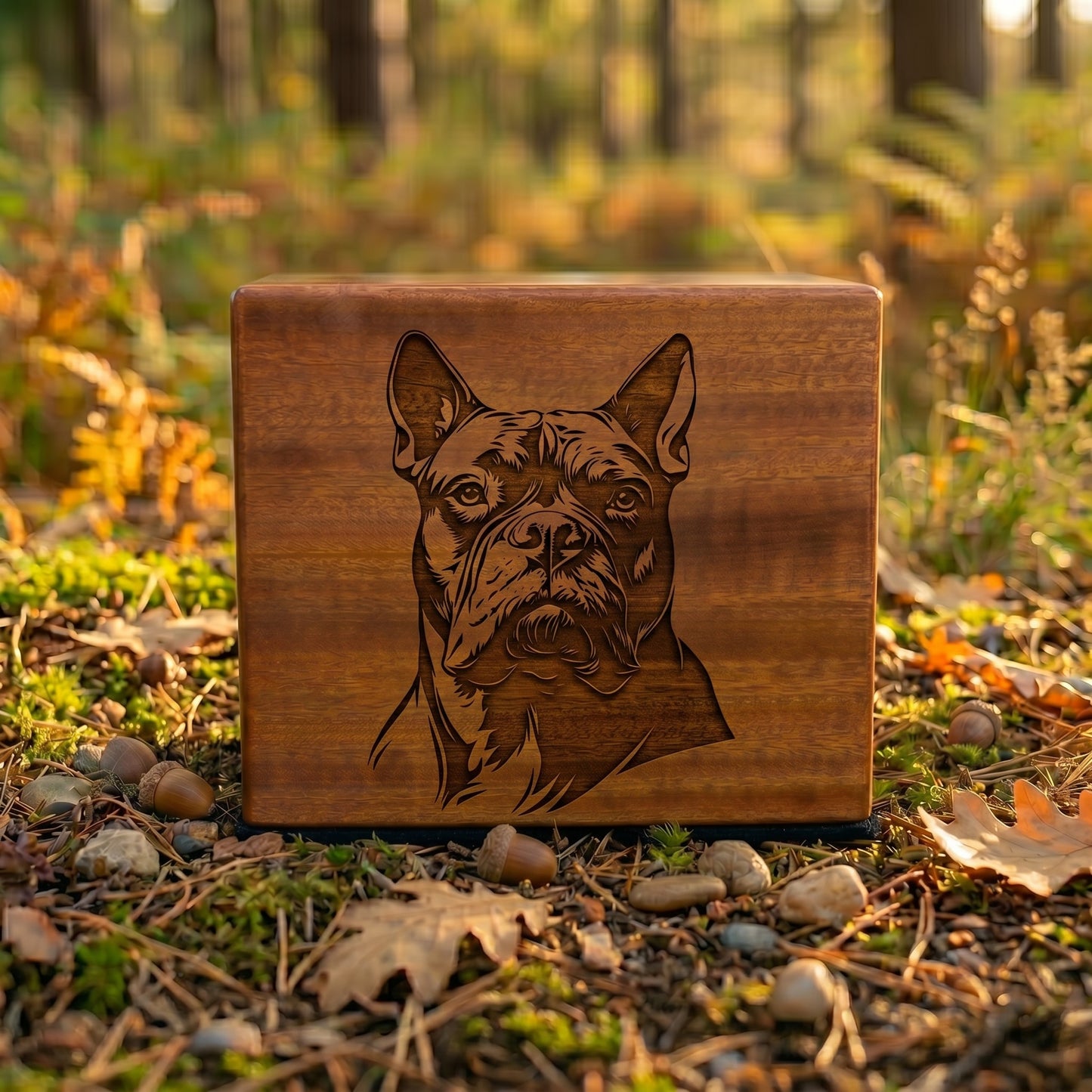 Cane Corso Stencil Engraved Wood Memorial