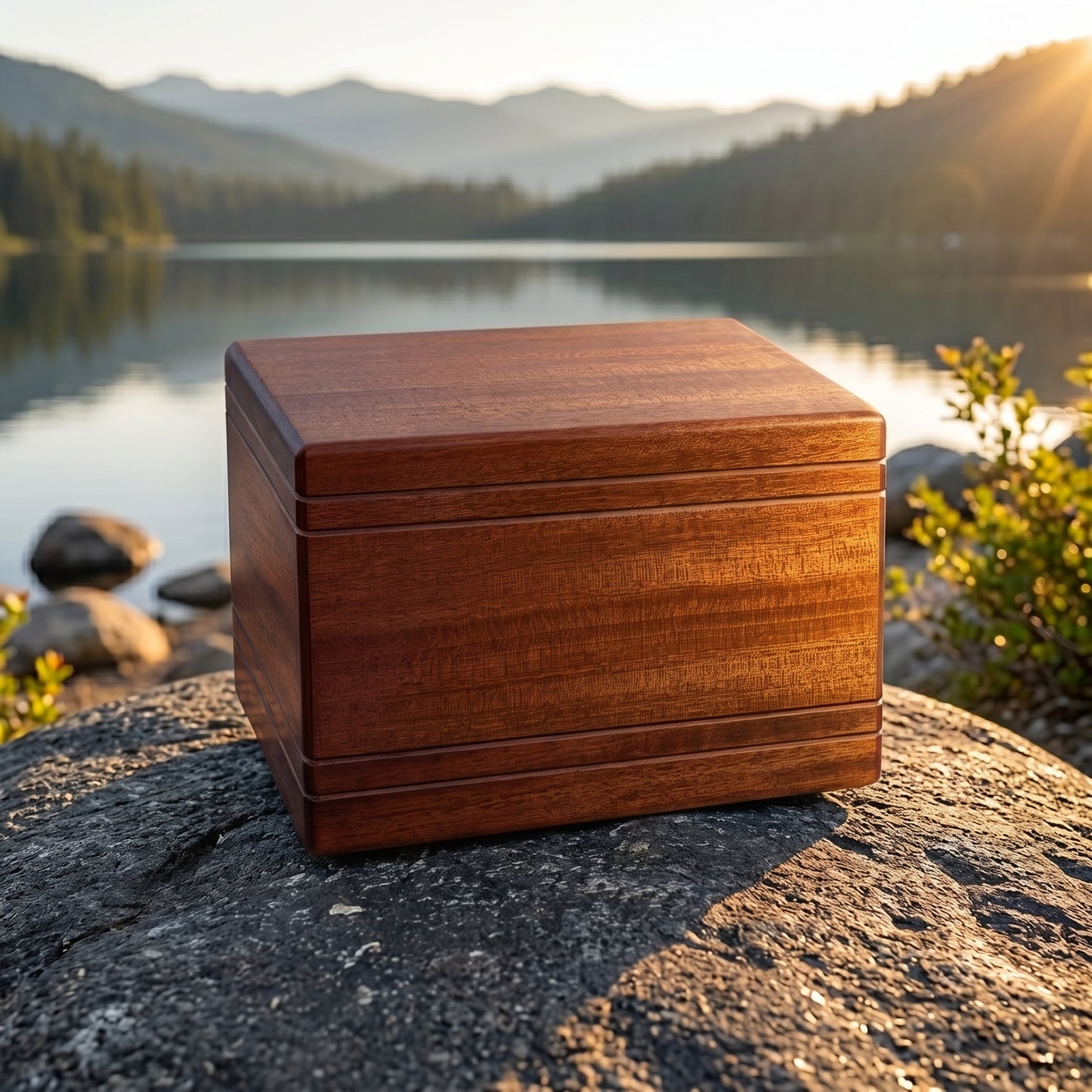 Boxwood Companion Wood Urn