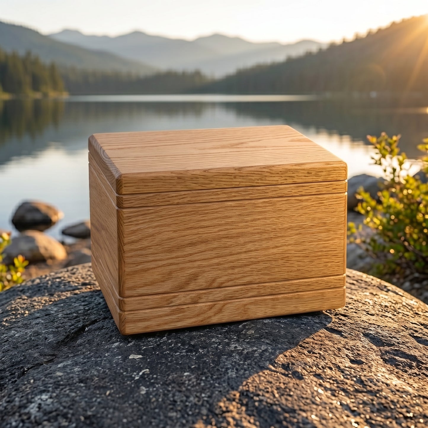 Boxwood Companion Wood Urn