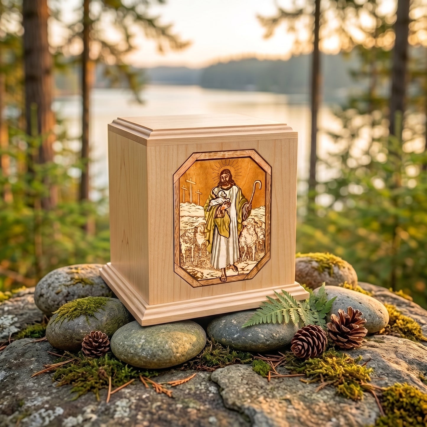 The Lord Is My Shepherd Companion Urn