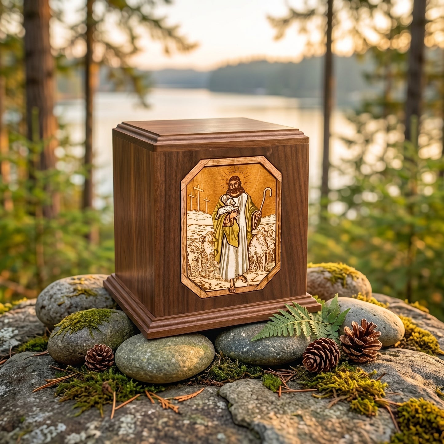 The Lord Is My Shepherd Companion Urn