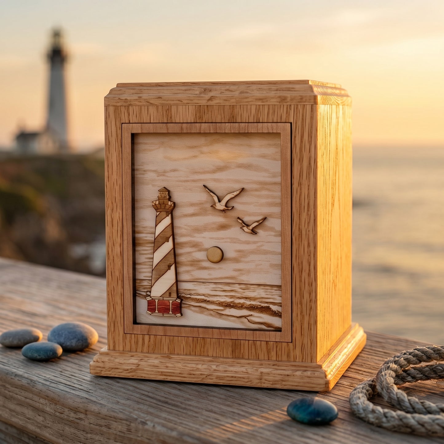 Corinthian Cape Hatteras Lighthouse Wood Memorial