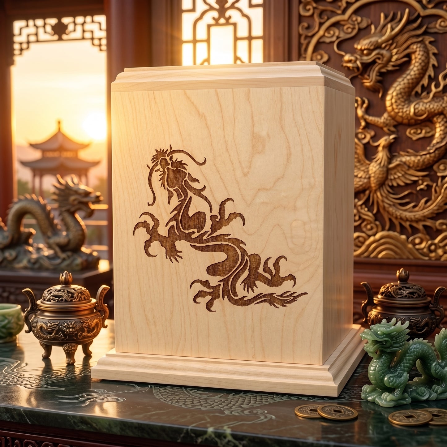 Corinthian Dragon Wood Memorial