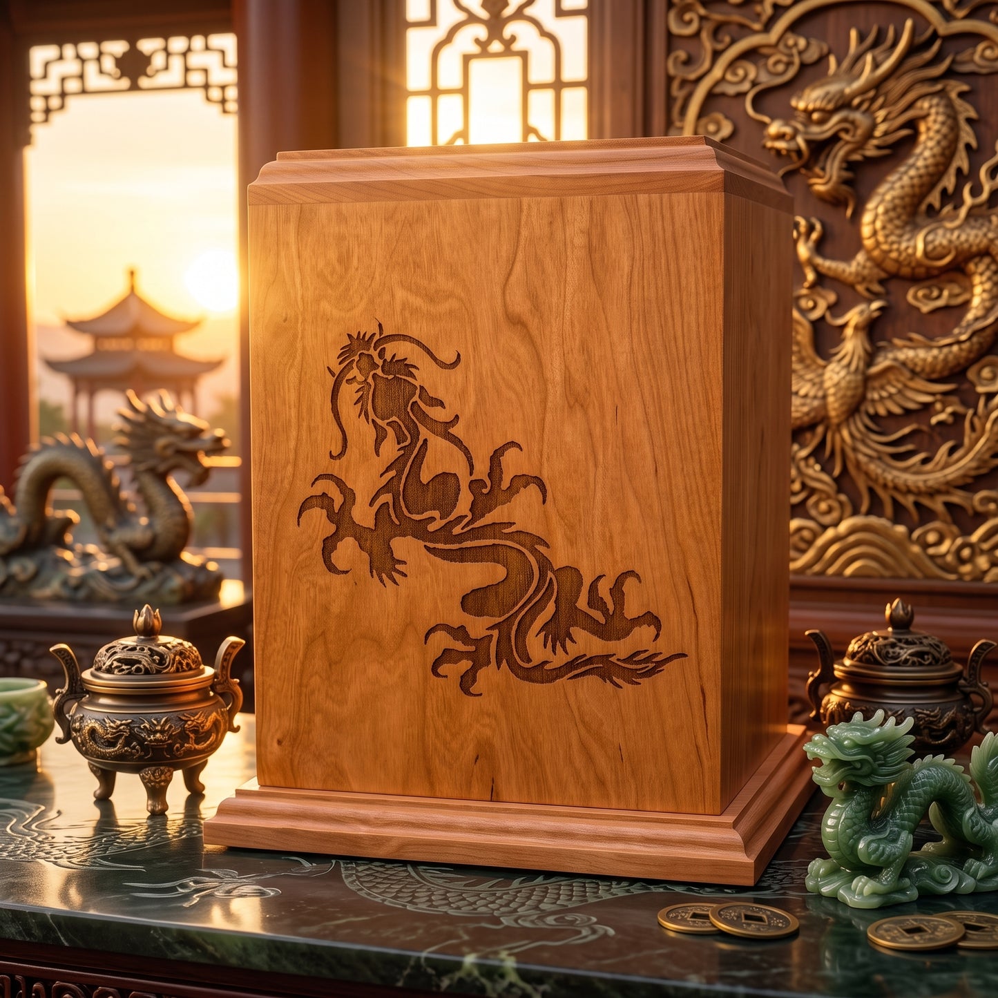 Corinthian Dragon Wood Memorial