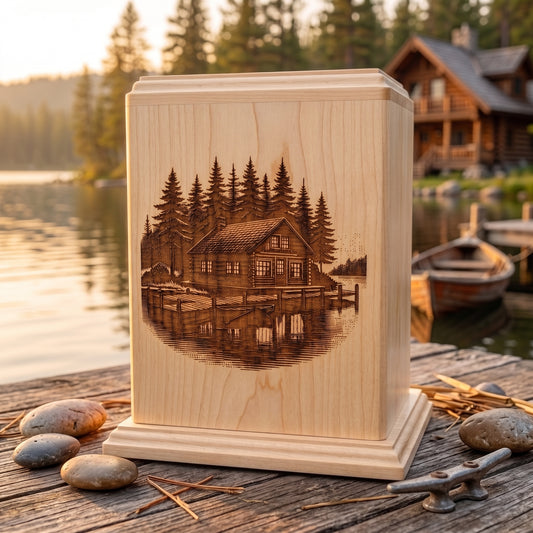 Corinthian Forest Cabin Wood Memorial