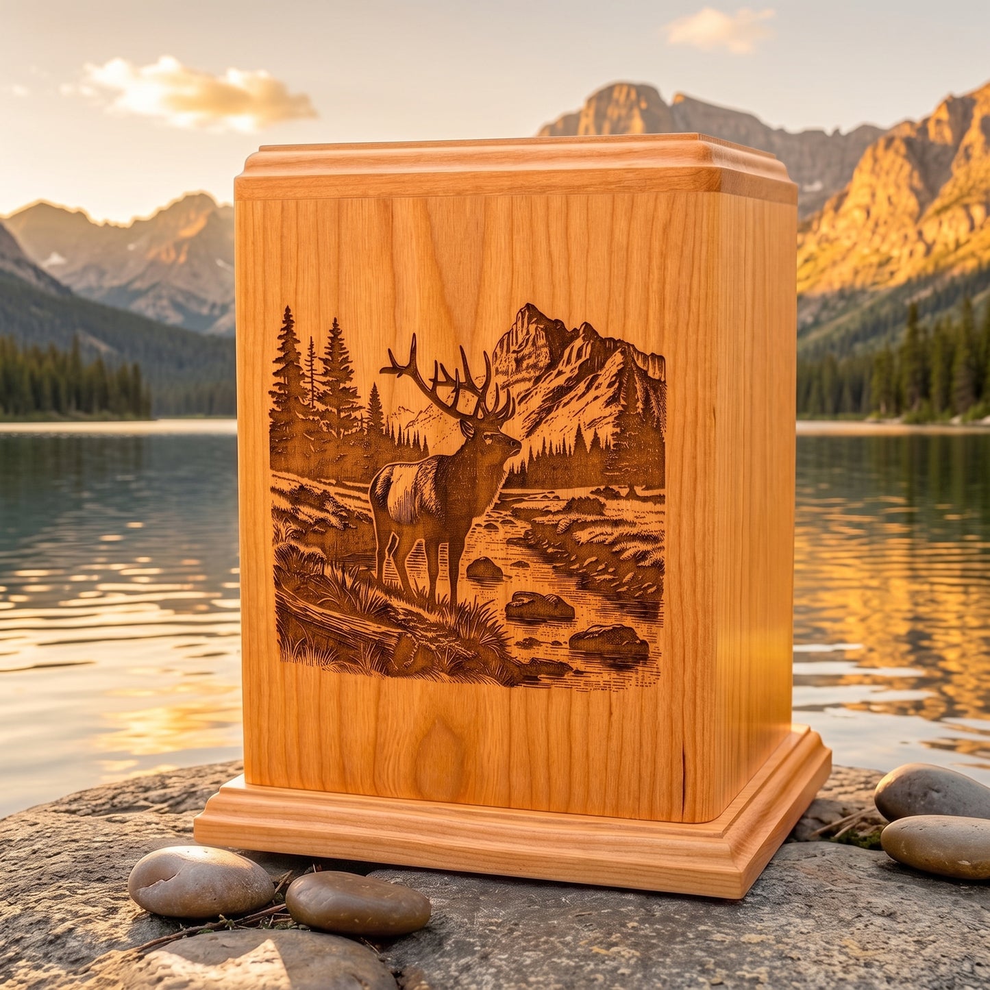 Corinthian Elk Stream Wood Memorial