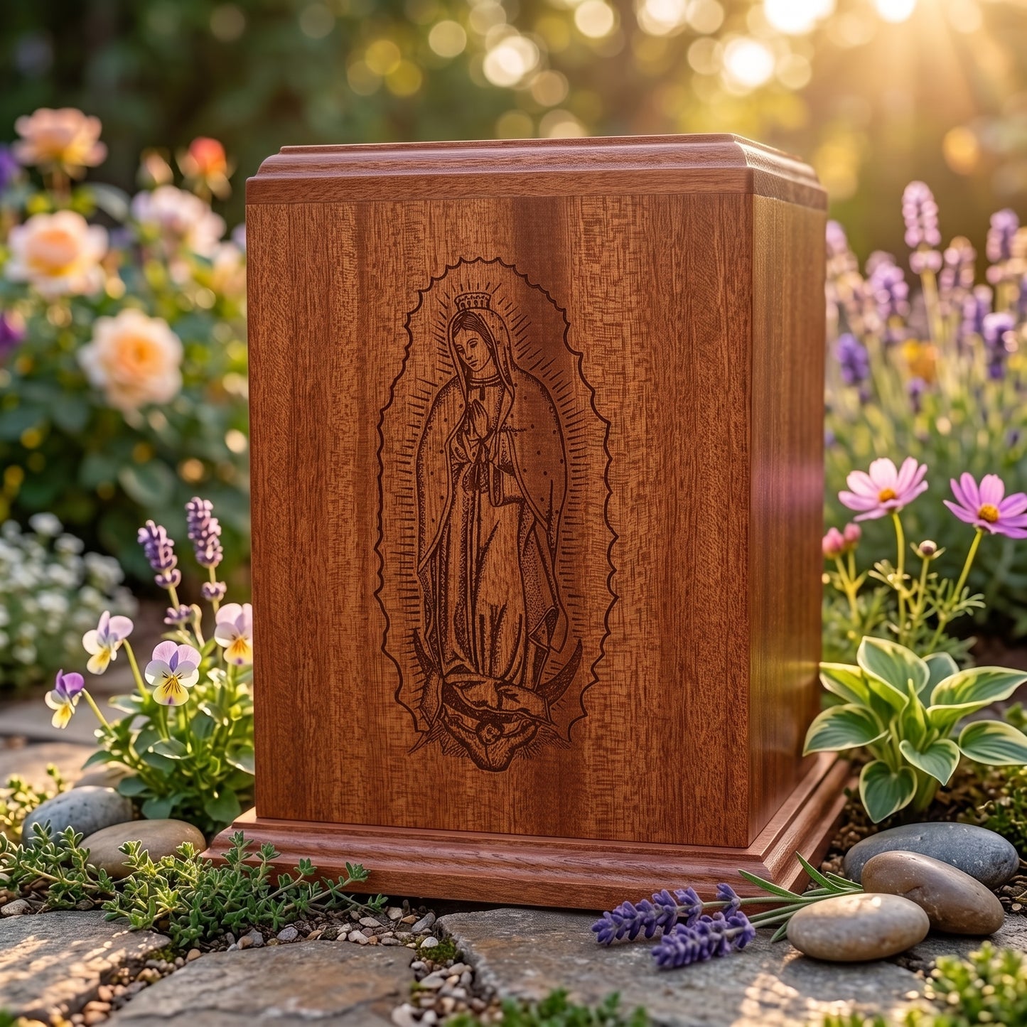 Corinthian Our Lady of Guadalupe Wood Memorial