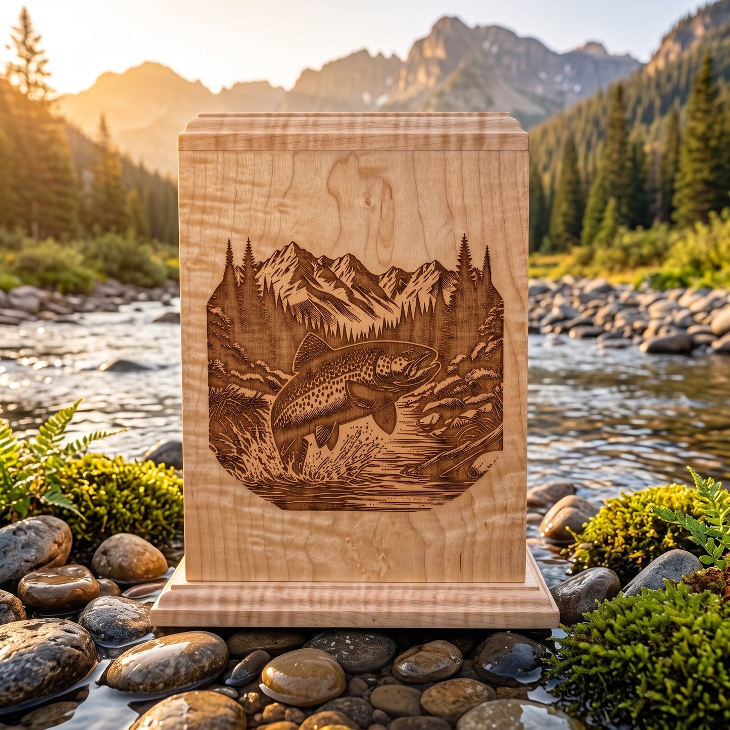 Corinthian Salmon Mountains Wood Memorial