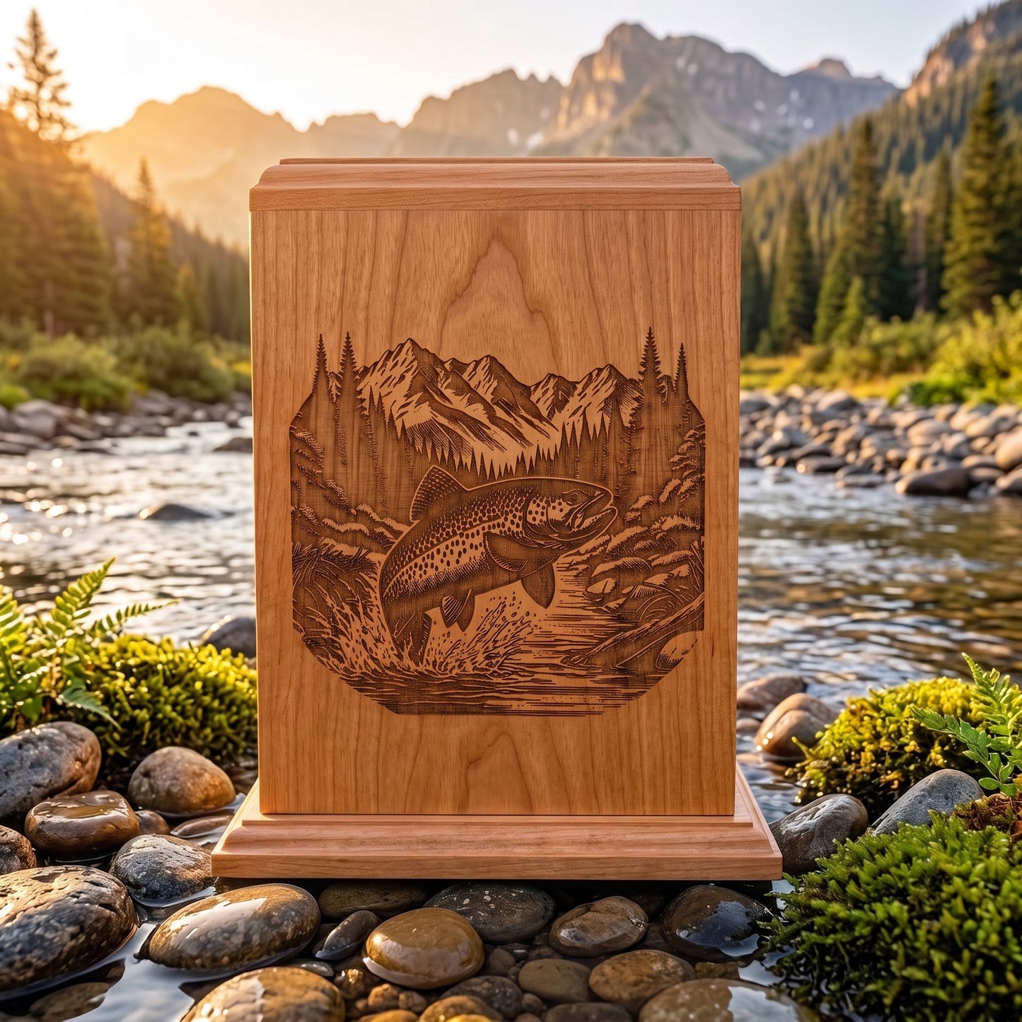 Corinthian Salmon Mountains Wood Memorial