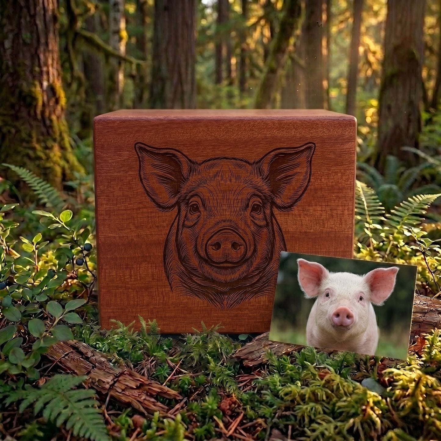 Custom Engraved Pet Urn Memorial