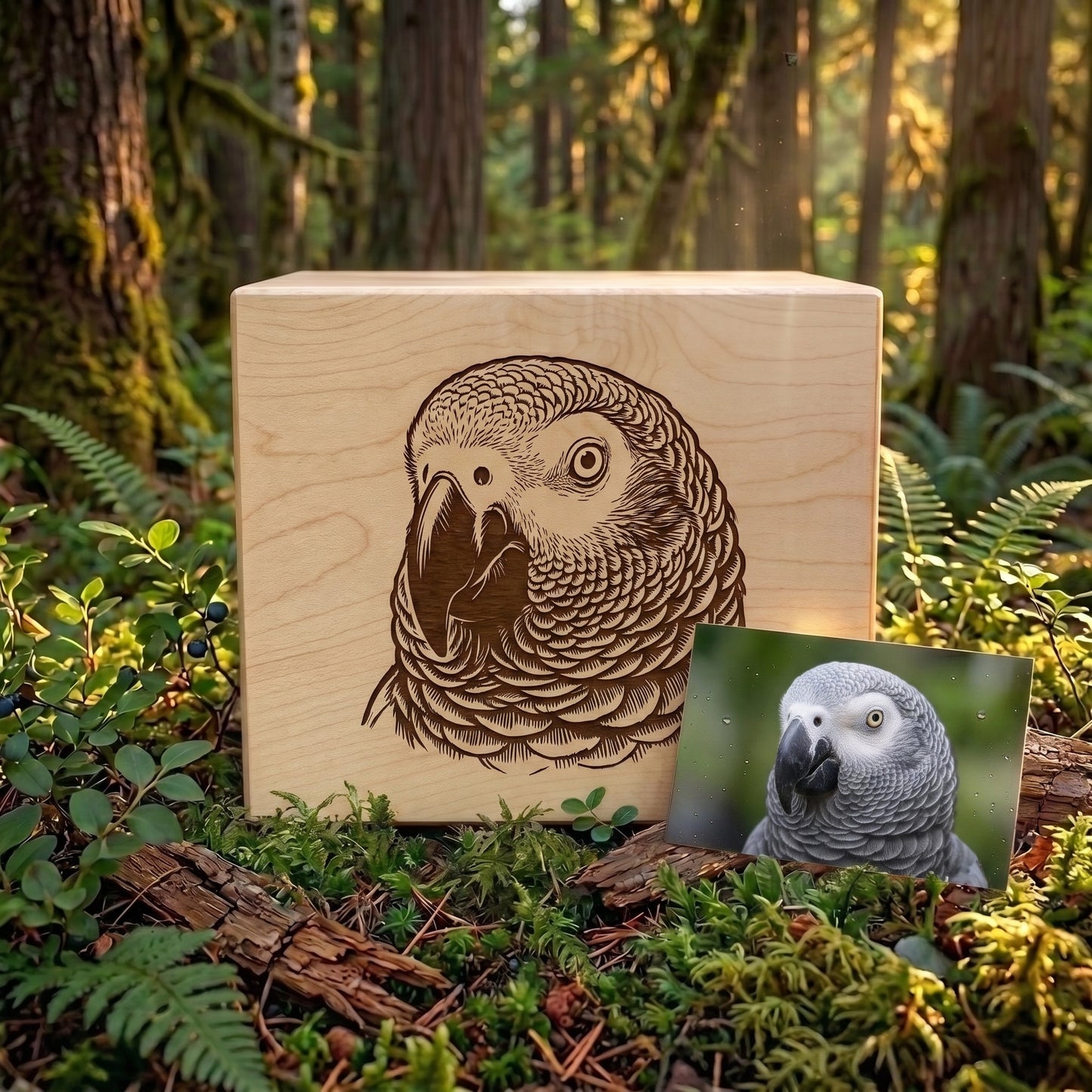 Custom Engraved Pet Wood Memorial
