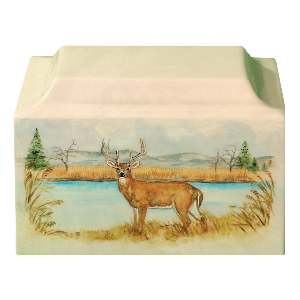 Deer Hand Painted Memorial