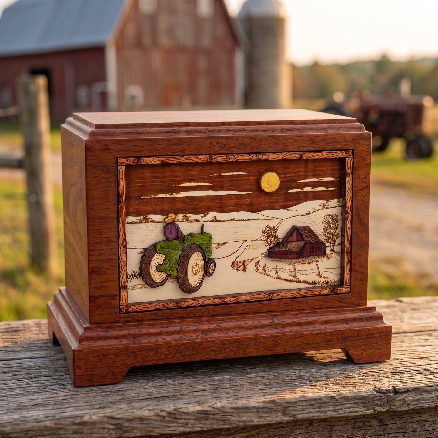 Hampton Farm & Tractor Wood Memorial