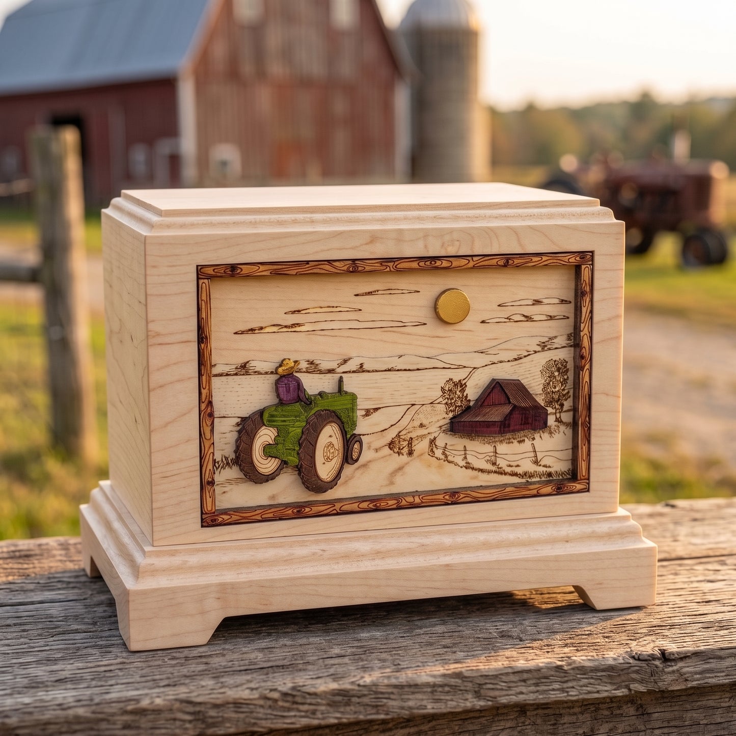 Hampton Farm & Tractor Wood Memorial