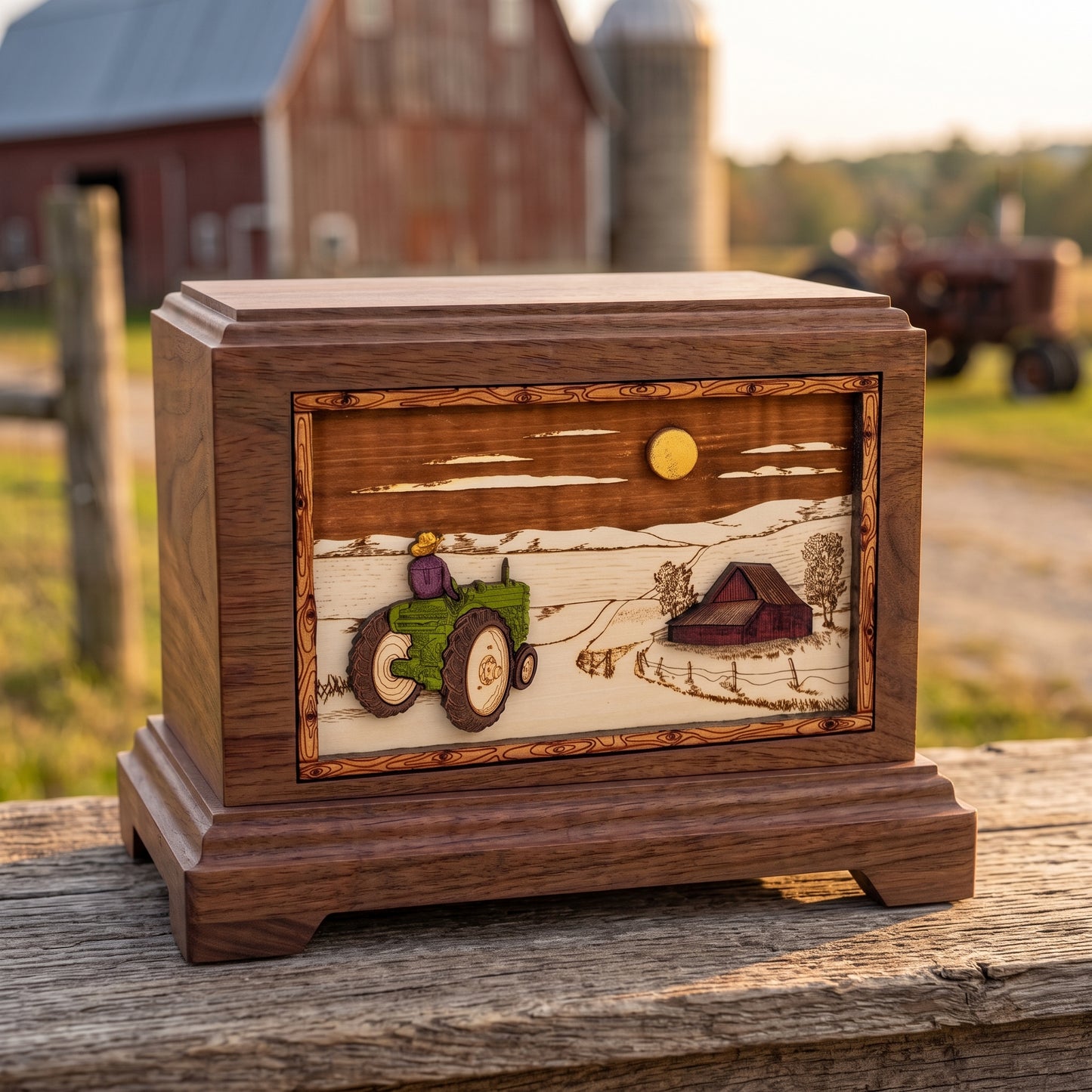 Hampton Farm & Tractor Wood Memorial