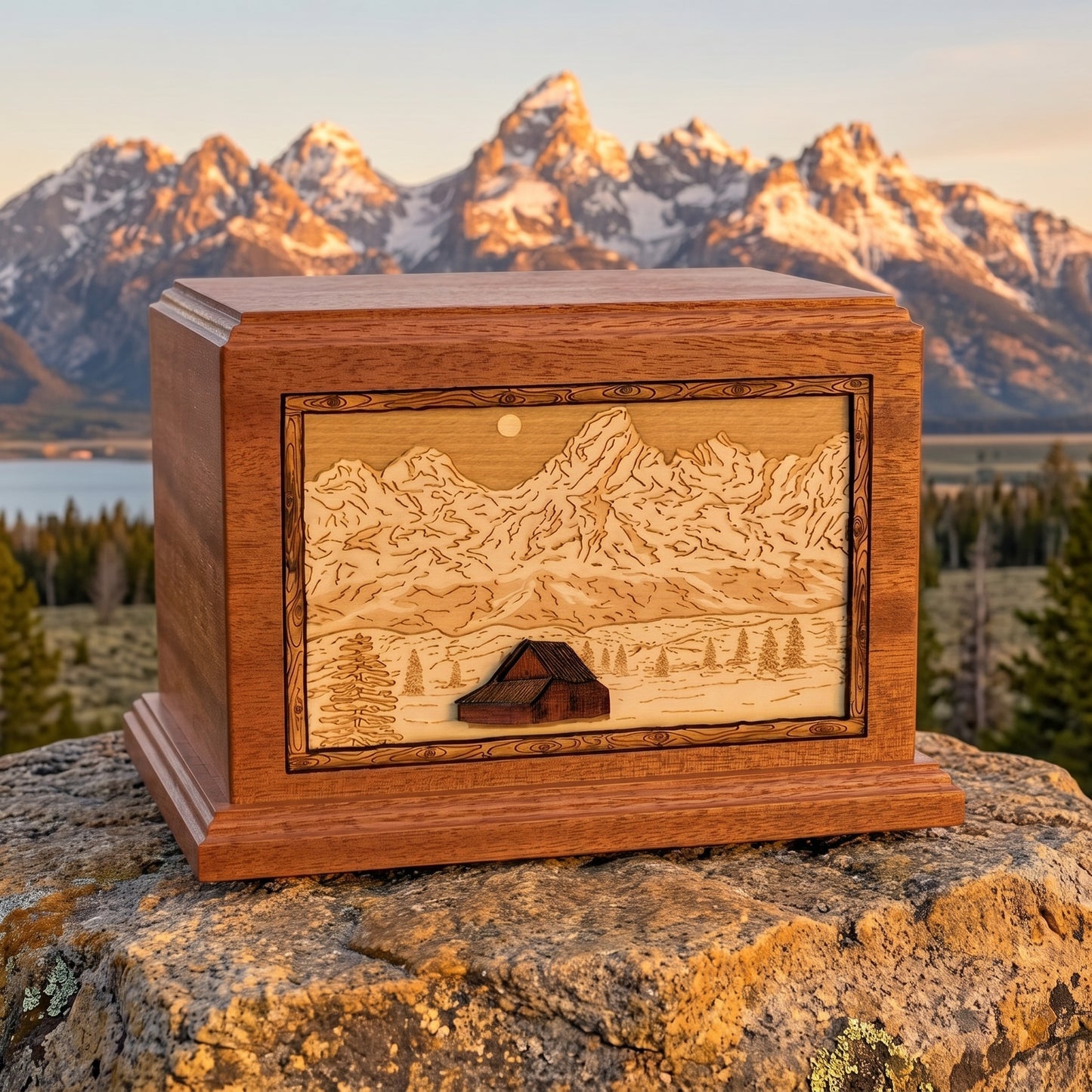 Hampton Grand Tetons Wood Memorial