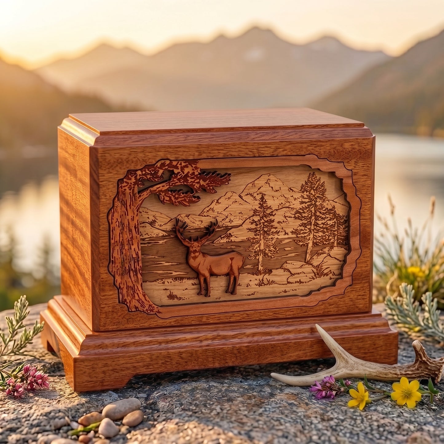 Hampton Mountain Lakes Mule Deer Wood Memorial