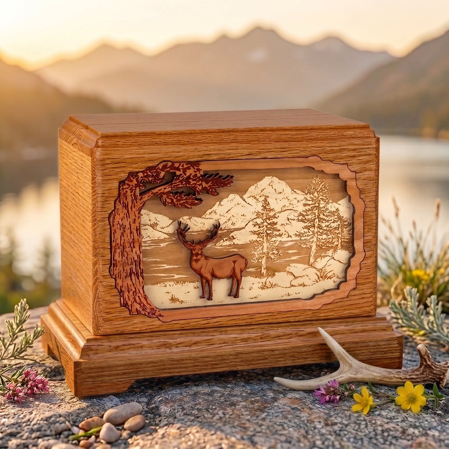 Hampton Mountain Lakes Mule Deer Wood Memorial