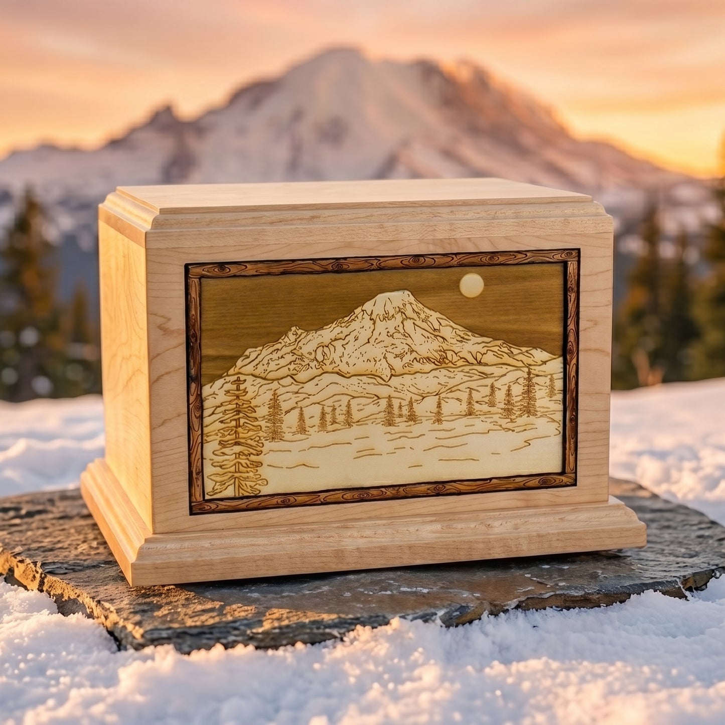 Hampton Mt Rainier Wood Memorial