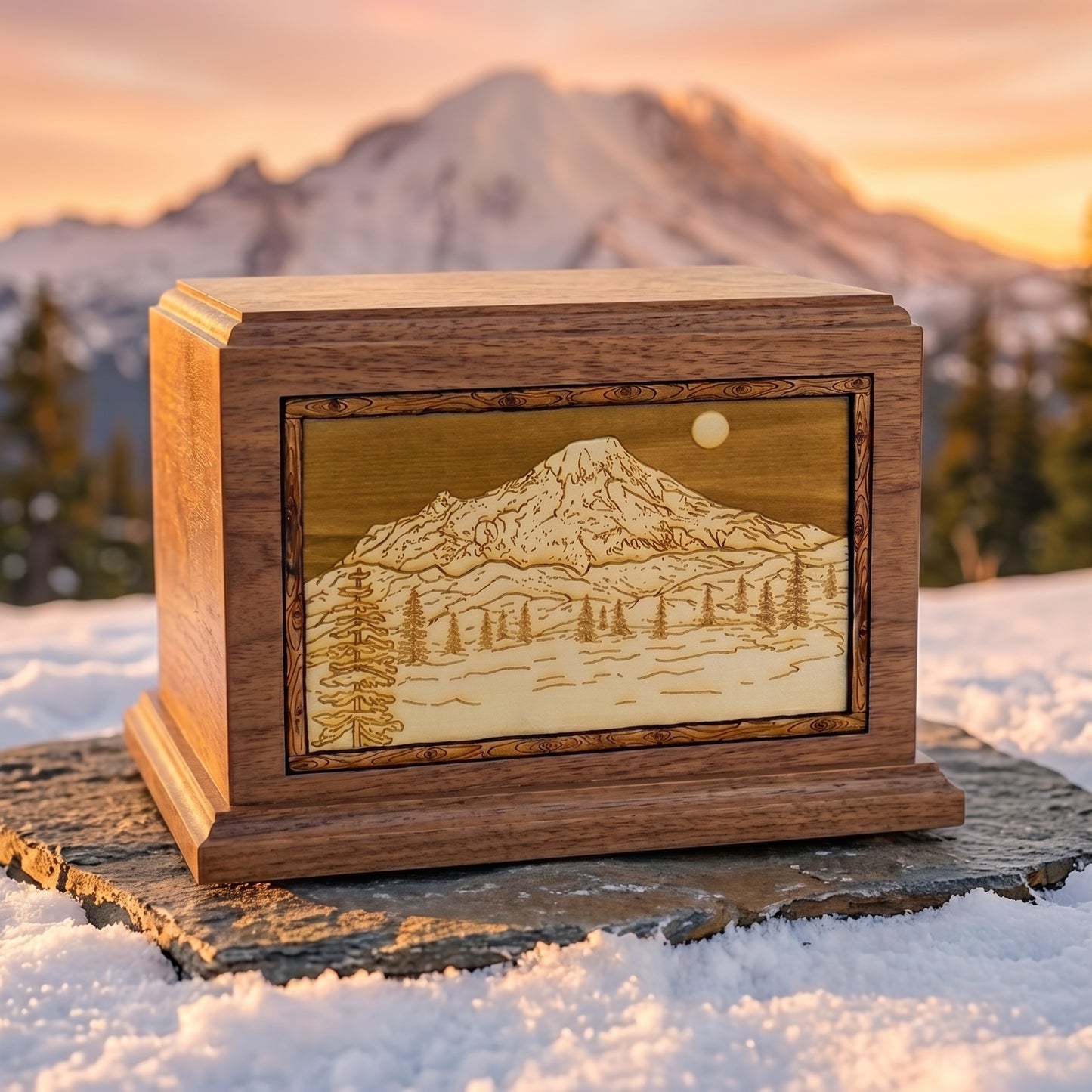 Hampton Mt Rainier Wood Memorial
